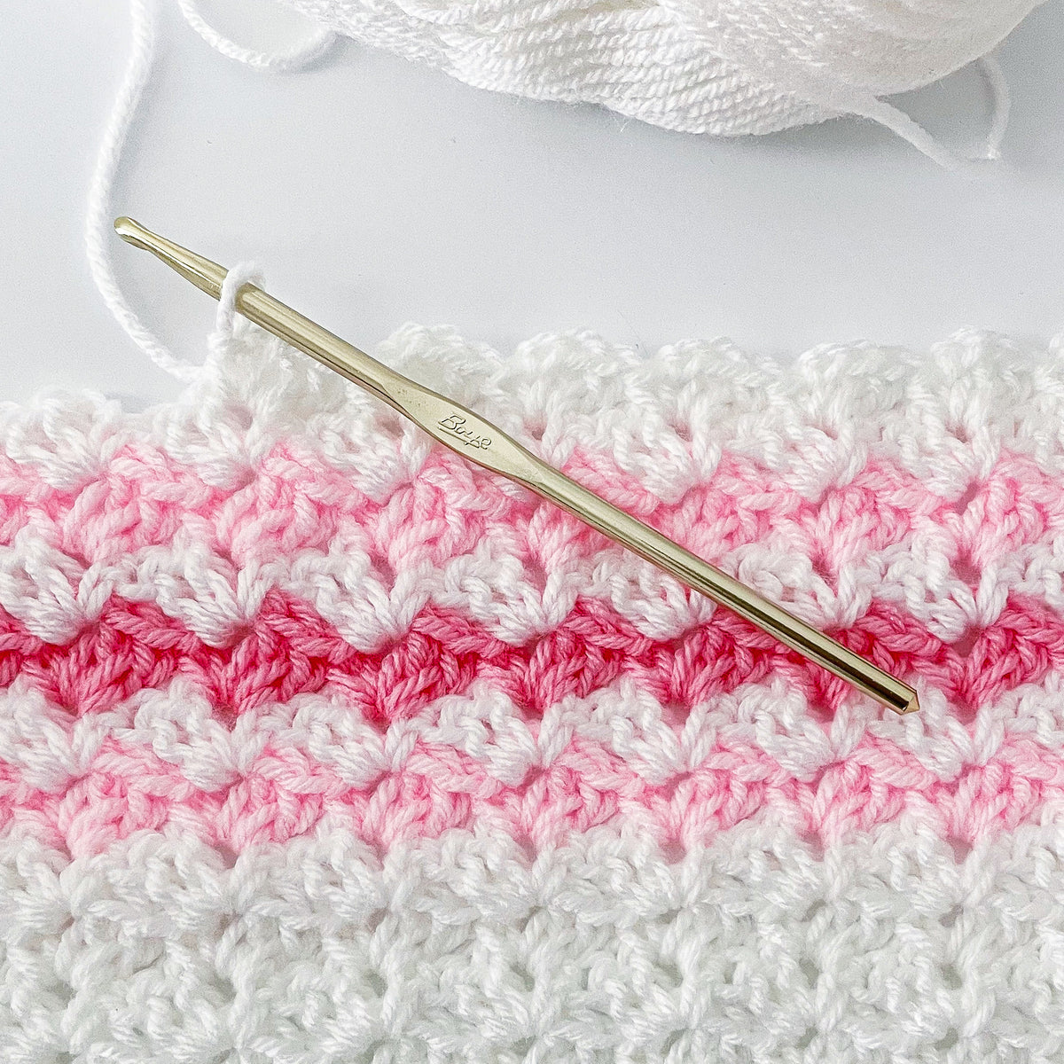 Candy Stripes Crochet Baby Blanket Success – Leelee Knits