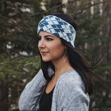 Load image into Gallery viewer, Argyle Headband / Ear Warmer Knitting Pattern