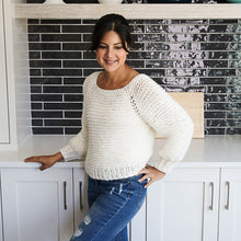 Load image into Gallery viewer, Lazy Day Pullover Chunky Sweater Knitting Pattern
