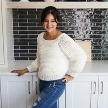 Load image into Gallery viewer, Lazy Day Pullover Chunky Sweater Knitting Pattern