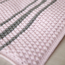 Load image into Gallery viewer, Bobbles and Stripes Baby Blanket Crochet Pattern