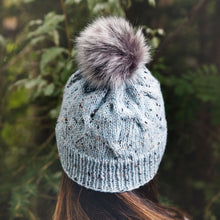 Load image into Gallery viewer, Crossed Paths Cabled Hat Knitting Pattern