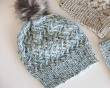Load image into Gallery viewer, Fahreen Cabled Hat Knitting Pattern