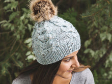 Load image into Gallery viewer, Shai Cabled Hat Knitting Pattern