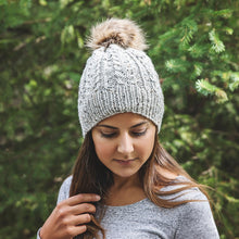 Load image into Gallery viewer, Mali Cabled Hat Knitting Pattern