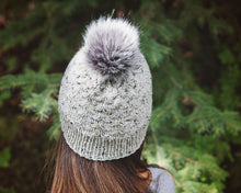 Load image into Gallery viewer, Safiya Cabled Hat Knitting Pattern