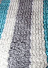 Load image into Gallery viewer, Wavy Chevrons Baby Blanket Crochet Pattern