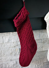 Load image into Gallery viewer, Christmas Stocking Knitting Pattern