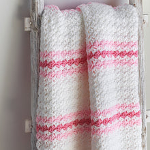 Load image into Gallery viewer, Candy Stripes Crochet Baby Blanket Success