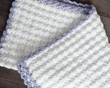 Load image into Gallery viewer, Vintage Chic Baby Blanket Crochet Pattern