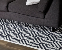 Load image into Gallery viewer, Diamond Lattice Rug Tapestry Crochet Pattern
