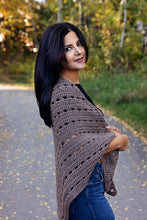 Load image into Gallery viewer, Easy Autumn Triangle Shawl Crochet Pattern