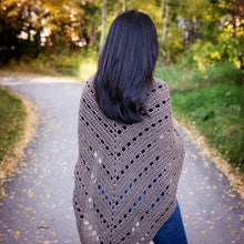 Load image into Gallery viewer, Easy Autumn Triangle Shawl Crochet Pattern