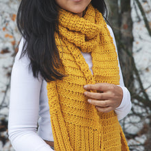 Load image into Gallery viewer, October Scarf Knitting Pattern