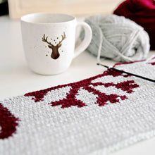 Load image into Gallery viewer, Holiday Christmas Throw Pillows Crochet Pattern