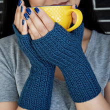 Load image into Gallery viewer, Stretchy Fingerless Gloves - Knitting Pattern
