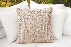 Boho Throw Pillow Crochet Pattern