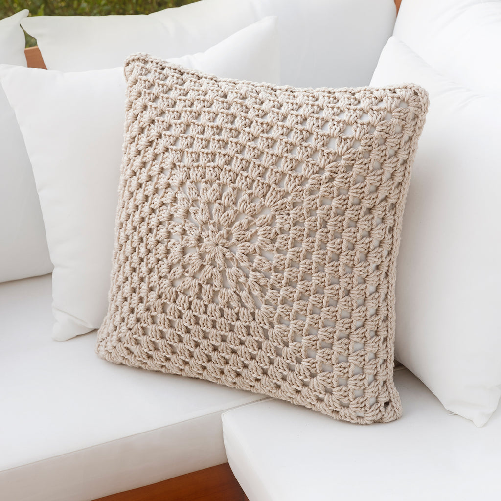 Boho Throw Pillow Crochet Pattern