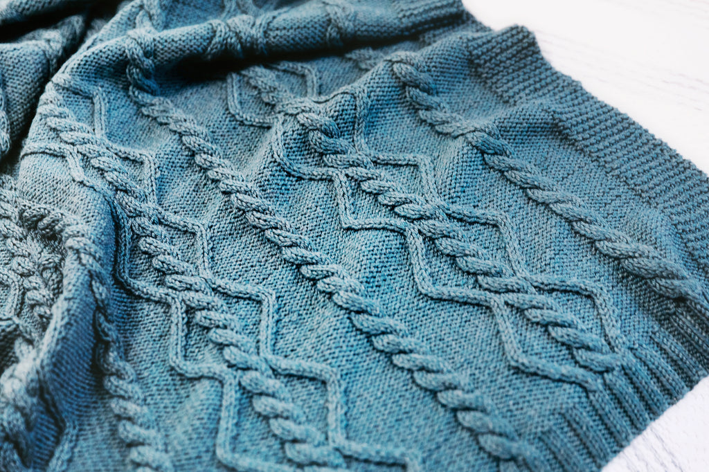 Cool Cables Blanket Pattern