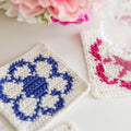 Easy Daisy Crochet Flower Coasters PDF Pattern