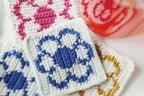 Easy Daisy Crochet Flower Coasters PDF Pattern