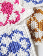 Easy Daisy Crochet Flower Coasters PDF Pattern