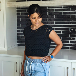 Effortless Mesh Top Crochet Pattern