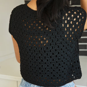 Effortless Mesh Top Crochet Pattern