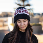 Crosspoint Beanie Fair Isle Hat Knitting Pattern