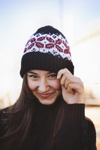 Crosspoint Beanie Fair Isle Hat Knitting Pattern