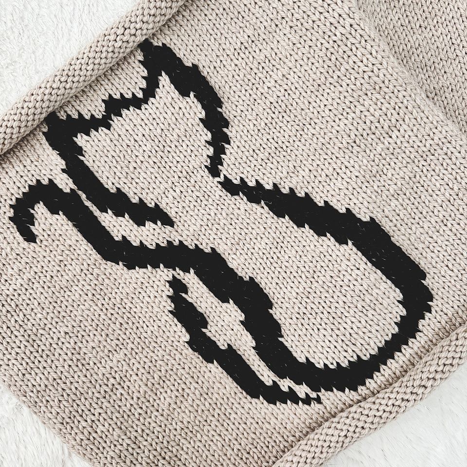 Purrfect Pillow Covers Knitting Pattern