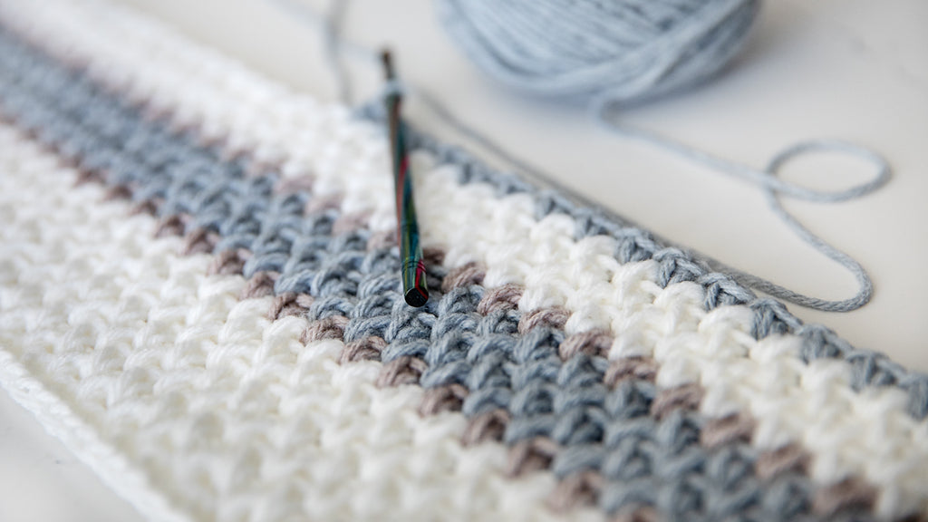 Pebble Beach Baby Blanket Crochet Pattern