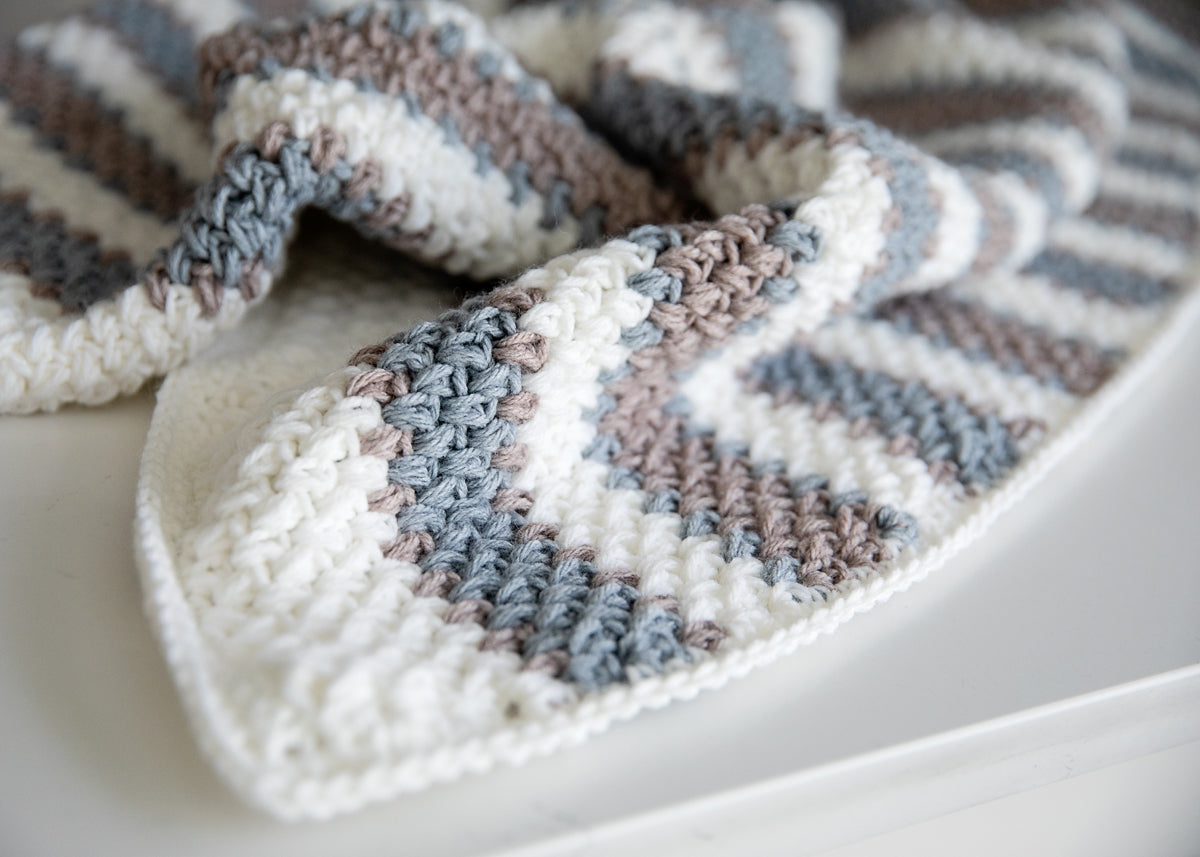 Pebble Beach Baby Blanket Crochet Pattern