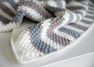 Pebble Beach Baby Blanket Crochet Pattern