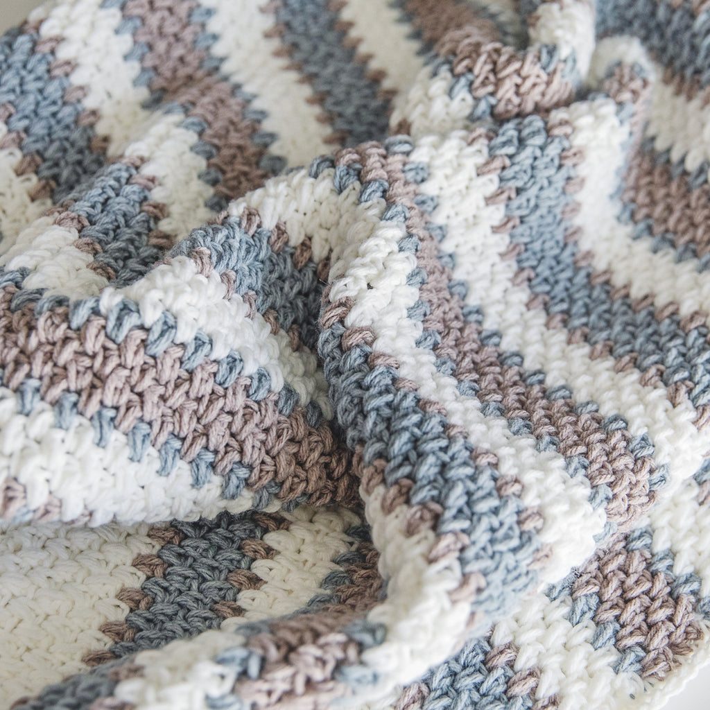 Pebble Beach Baby Blanket Crochet Pattern