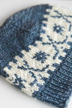 Load image into Gallery viewer, Fair Isle Hockey Beanie Knitting Pattern
