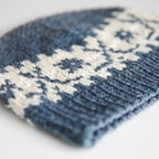 Fair Isle Hockey Beanie Knitting Pattern
