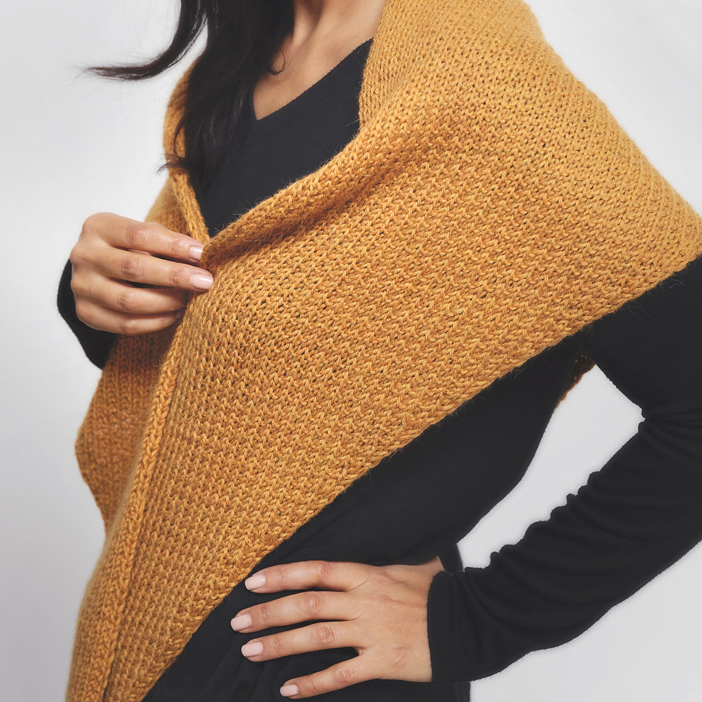Essential Triangle Scarf Knitting Pattern