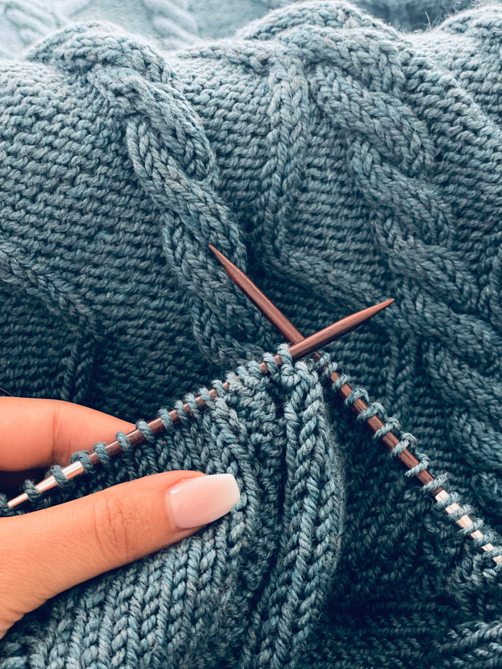 Cool Cables Blanket Pattern