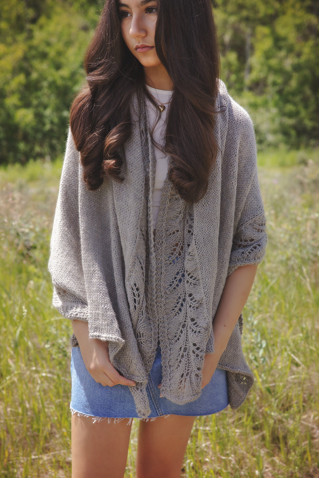 Lace Edge Shawl Knitting Pattern