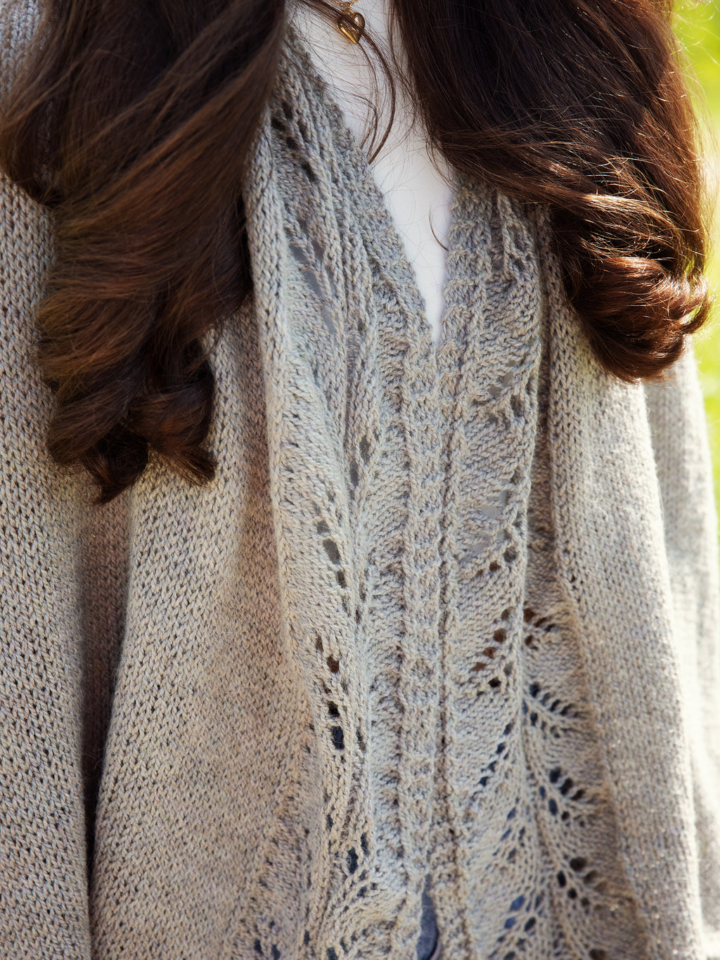 Lace Edge Shawl Knitting Pattern