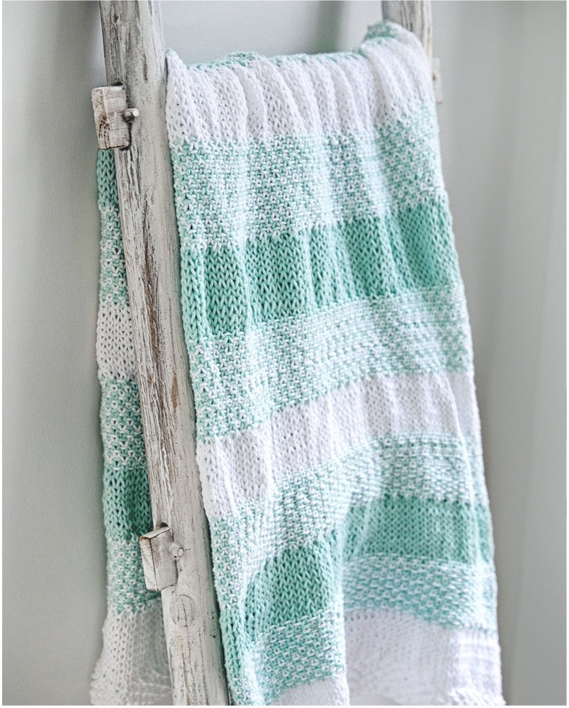 Oasis Baby Blanket Knitting Pattern