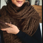 Alpine Cable Knit Scarf Pattern