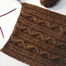 Load image into Gallery viewer, Alpine Cable Knit Scarf Pattern
