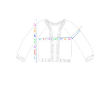 Load image into Gallery viewer, Basic Raglan Cardigan Knitting Pattern
