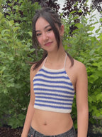 Tie Back Halter Top Crochet Pattern