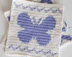 Springtime Washcloths Crochet Pattern