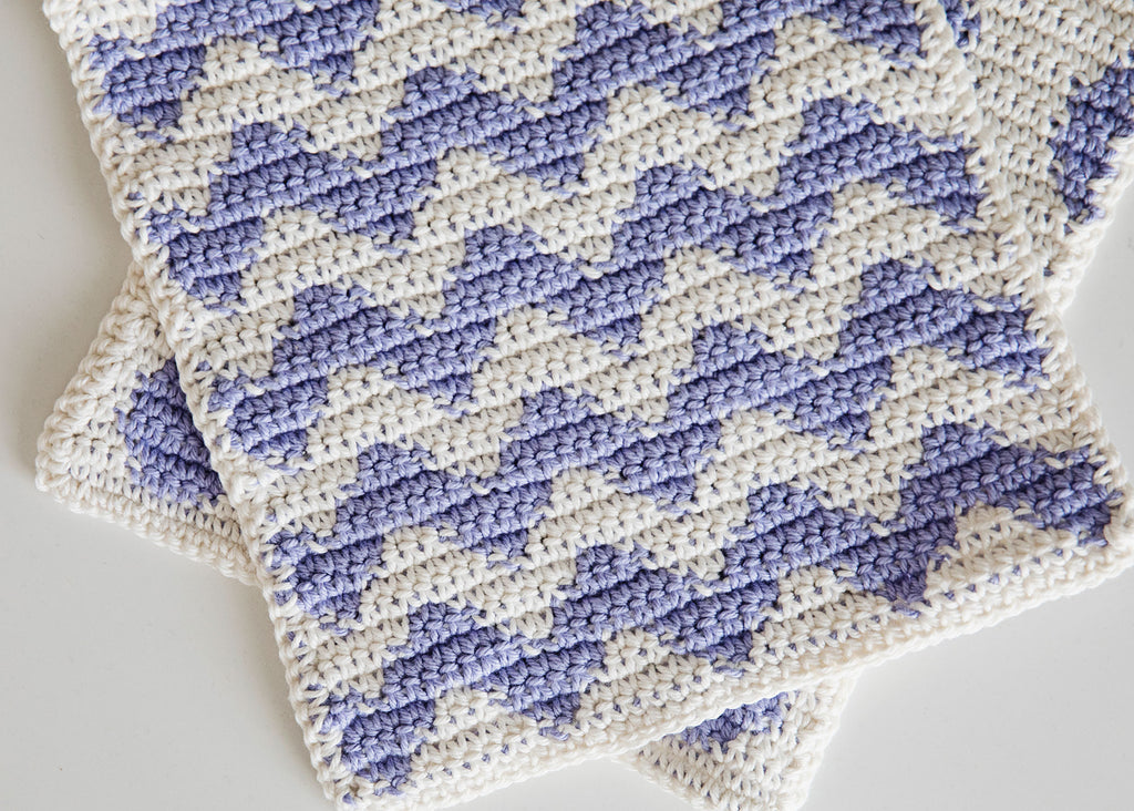 Springtime Washcloths Crochet Pattern