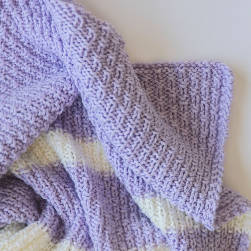 Sweet Dreams Baby Blanket Knitting Pattern Leelee Knits