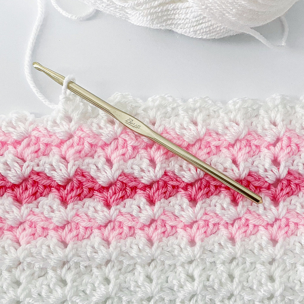 Candy Stripes Crochet Baby Blanket Success